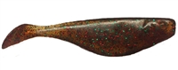 4" Shad Pumpkin  Glitter