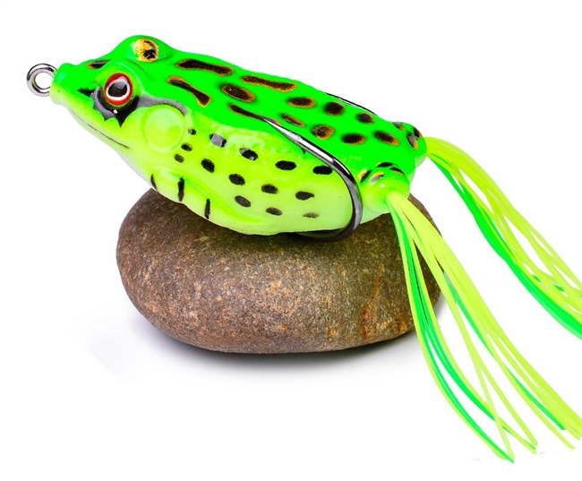 Topwater Frog green/white